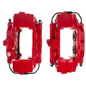 Cadillac CTS Brake Calipers - Rear - PowerStop - Red Powder Coated - Red - `09-`15