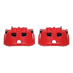 Ford Expedition Brake Calipers - Front - PowerStop - Powder Coated - Red - `10-`17
