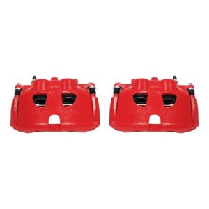 Ford Expedition Brake Calipers - Front - PowerStop - Powder Coated - Red - `10-`17 Ford Expedition Brake Calipers - Front - PowerStop - Powder Coated - Red - `10-`17