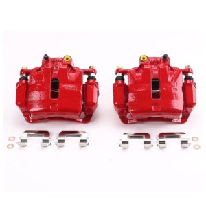 Buick LaCrosse Brake Caliper Set - Front - PowerStop - Powder Coated - Red - `12-`16