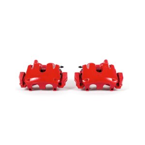 Dodge Durango Brake Calipers - Front - PowerStop - Powder Coated - Red - `11-`17