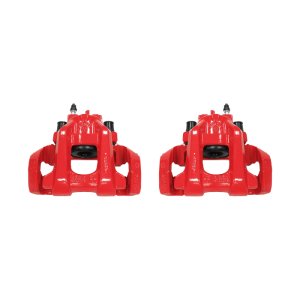 Dodge Durango Brake Calipers - Rear - PowerStop - Powder Coated - Red - `11-`17