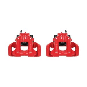 Dodge Durango Brake Calipers - Rear - PowerStop - Powder Coated - Red - `11-`17