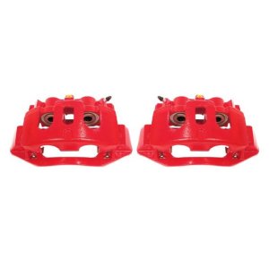 Chevrolet Silverado 2500 HD Brake Calipers - Rear - PowerStop - Powder Coated - Red - `11-`19