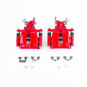 Buick LaCrosse Brake Calipers - Rear - PowerStop - Powder Coated - Red - `12-`16
