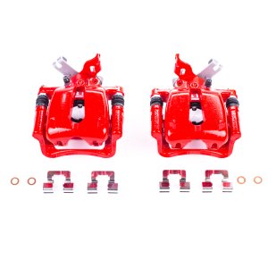 Buick LaCrosse Brake Calipers - Rear - PowerStop - Powder Coated - Red - `12-`16
