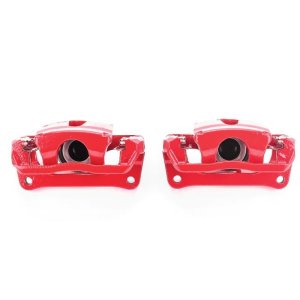 Ford F-150 Brake Calipers - Rear - PowerStop - High-Temp Powder Coated - Red - `12-`17