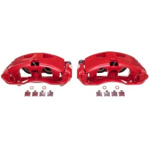 Ford F-150 Brake Calipers - Front - PowerStop - Powder Coated - Red - `12-`19