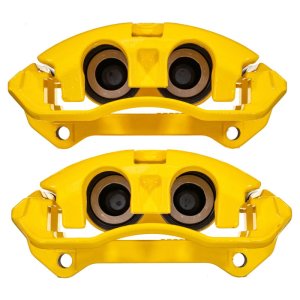 Ford F-150 Brake Caliper Set - Front - PowerStop - Powder Coated - Yellow - `12-`20
