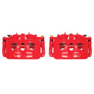 Ford Explorer Brake Calipers - Front - PowerStop - PowerStop Powder Coated - Red - `13-`17