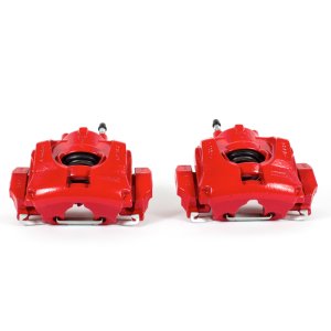Ford Fusion Brake Calipers - Front - PowerStop - Powder Coated - Red - `13-`17