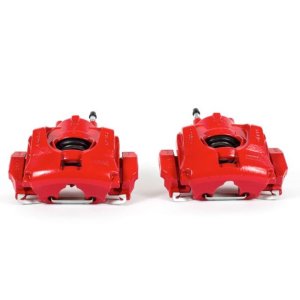 Ford Fusion Brake Calipers - Front - PowerStop - Powder Coated - Red - `13-`17