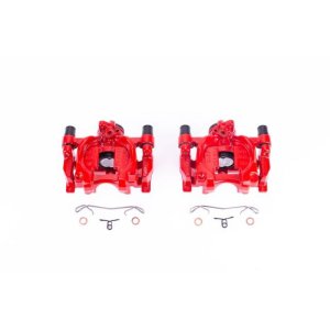 Ford Edge Brake Calipers - Rear - PowerStop - High-Temp Powder Coated - Red - `15-`18
