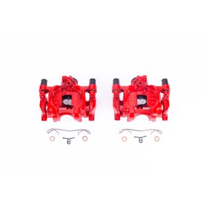 Ford Edge Brake Calipers - Rear - PowerStop - High-Temp Powder Coated - Red - `15-`18