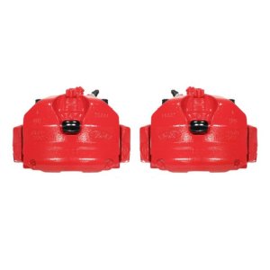 Ford Escape Brake Calipers (2) - Front - PowerStop - High-Temp Red Powder Coated - Red - `13-`17