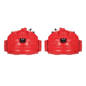 Ford Escape Brake Calipers (2) - Front - PowerStop - High-Temp Red Powder Coated - Red - `13-`17
