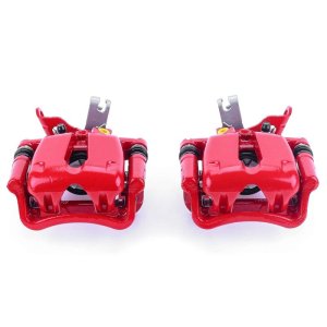Chevrolet Malibu Brake Calipers - Rear - PowerStop - Powder Coated - Red - `14-`15