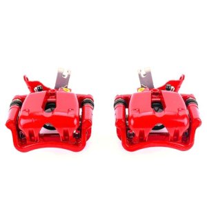 Chevrolet Malibu Brake Calipers - Rear - PowerStop - Powder Coated - Red - `14-`15