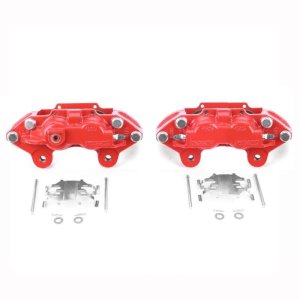 Chevrolet Colorado Brake Calipers - Front - PowerStop - High-Temp Powder Coated - Red - `15-`19
