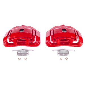 BMW 7 Series Performance Brake Caliper - Front - PowerStop - Red Calipers - Red - 2015 BMW 7 Series Performance Brake Caliper - Front - PowerStop - Red Calipers - Red - 2015