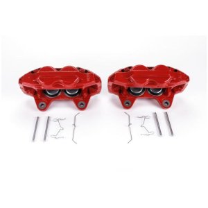 Lexus GX460 Brake Calipers - Front - PowerStop - Powder Coated - Red - `10-`15