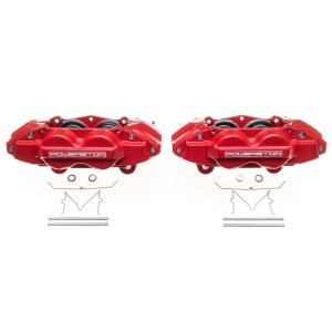 Lexus GX460 Brake Calipers - Front - PowerStop - Powder Coated - Red - `10-`15