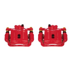 Hyundai Genesis Coupe Brake Calipers - Rear - PowerStop - Powder Coated - Red - `10-`16