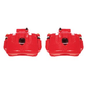 Hyundai Genesis Coupe Brake Calipers - Front - PowerStop - Powder Coated - Red - `10-`16