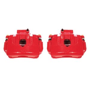 Hyundai Genesis Coupe Brake Calipers - Front - PowerStop - Powder Coated - Red - `10-`16