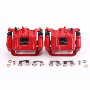 Honda Odyssey Brake Calipers - Rear - PowerStop - High-Temp Powder Coated - Red - `11-`17