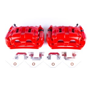 Honda Odyssey Brake Calipers - Front - PowerStop - Powder Coated - Red - `11-`17