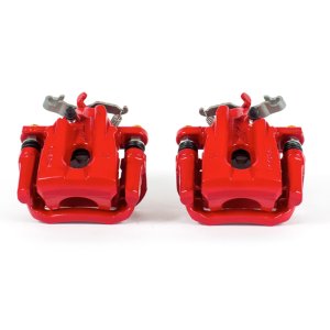 Scion iM Brake Calipers - Rear - PowerStop - Powder Coated - Red - 2016