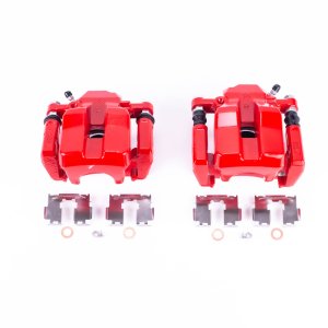 Toyota RAV4 Brake Calipers - Rear - PowerStop - PowerStop Powder Coated - Red - `12-`18