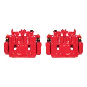 Scion FR S Performance Brake Caliper - Front - PowerStop - Floating Caliper with Bracket - Red - `13-`16