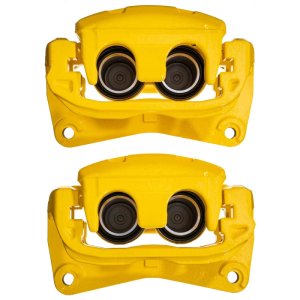 Scion FR S Brake Caliper (2) - Front - PowerStop - Floating Caliper with Bracket - Yellow - `13-`16