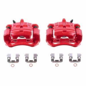 Toyota GR86 Brake Calipers - Rear - PowerStop - Red Powder Coated - Red - `17-`20