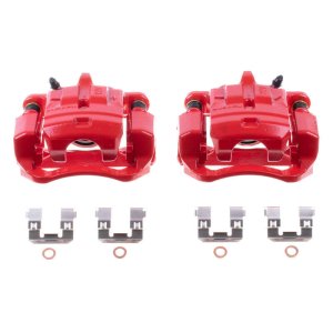 Toyota GR86 Brake Calipers - Rear - PowerStop - Red Powder Coated - Red - `17-`20
