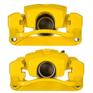 Toyota GR86 Brake Calipers - Rear - PowerStop - With Bracket - Yellow - `17-`20