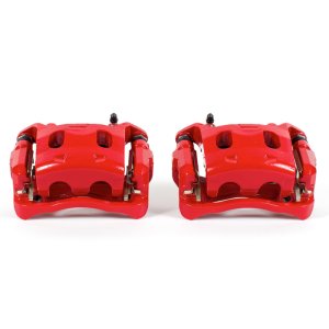 Infiniti JX35 Brake Calipers - Front - PowerStop - Powder Coated - Red - 2013