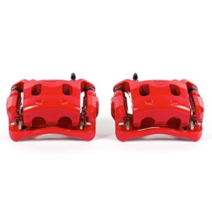 Infiniti JX35 Brake Calipers - Front - PowerStop - Powder Coated - Red - 2013
