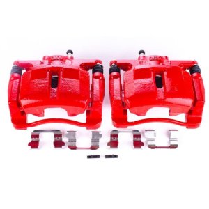 Mazda CX-5 Brake Calipers - Front - PowerStop - Powder Coated - Red - `13-`18