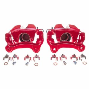 Lexus GS350 Brake Calipers - Rear - PowerStop - Powder Coated - Red - `13-`18