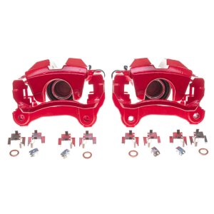 Lexus GS350 Brake Calipers - Rear - PowerStop - Powder Coated - Red - `13-`18