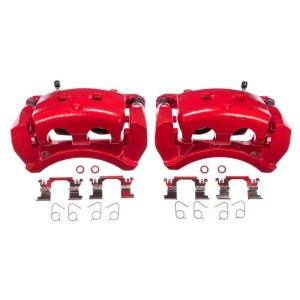 Infiniti Q50 Brake Calipers - Front - PowerStop - Powder Coated - Red - `14-`19