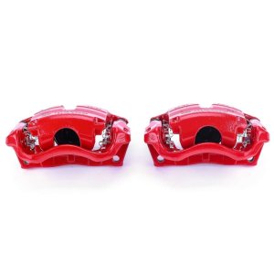 Mazda 3 Brake Calipers - Front - PowerStop - High-Temp Powder Coated - Red - `14-`18