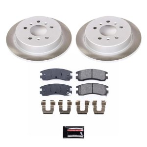 Chevrolet Monte Carlo Brake Kit - Rear - PowerStop - Semi-Coated Rotors + Z17 Evolution Plus Low-Dust Ceramic Pads - `06-`07