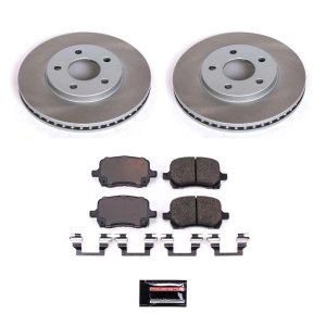 Chevrolet HHR Brake Kit - Front - PowerStop - Semi-Coated Rotors + Z17 Evolution Plus Ceramic Pads - `08-`11