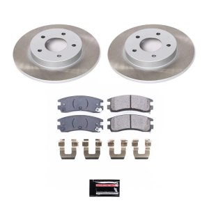 Pontiac Bonneville Brake Kit - Rear - PowerStop - Semi-Coated Rotors + Z17 Evolution Plus Low-Dust Ceramic Pads - `00-`05 Pontiac Bonneville Brake Kit - Rear - PowerStop - Semi-Coated Rotors + Z17 Evolution Plus Low-Dust Ceramic Pads - `00-`05