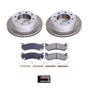 GMC Yukon XL 2500 Brake Kit - Rear - PowerStop - Semi-Coated Rotors + Z17 Evolution Plus Low-Dust Ceramic Pads - `08-`13