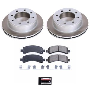 GMC Savana 3500 Brake Kit - Rear - PowerStop - Semi-Coated Rotors + Z17 Evolution Plus Low-Dust Ceramic Pads - `03-`16